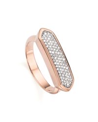 Monica Vinader | Metallic Baja Diamond Ring | Lyst