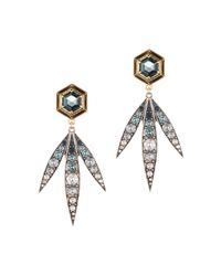 Lulu Frost - Metallic Nicandra Drop Earring - Lyst