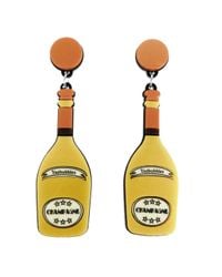 Yazbukey - Yellow Champagne Earrings - Lyst