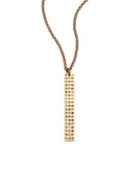 Kelly Wearstler | Metallic Jaxxa Bar Pendant Necklace | Lyst