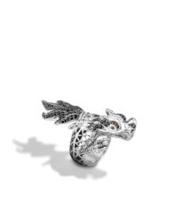 John Hardy | Black Legends Naga Dragon Wrap Ring | Lyst