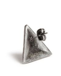 Lulu Frost | Metallic 'emergence' Triangle Crystal Earrings | Lyst
