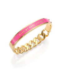 Marc By Marc Jacobs | Pink Id Katie Bangle Bracelet/rose | Lyst