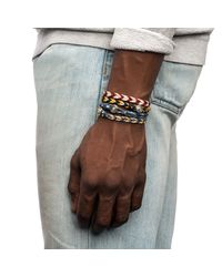 Lulu Frost - Black George Frost Woven Bracelet for Men - Lyst