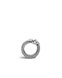 John Hardy | Blue Macan Coil Ring With Diamonds | Lyst