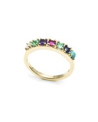 Lulu Frost - Metallic Code 18Kt "Dearest" Ring - Lyst