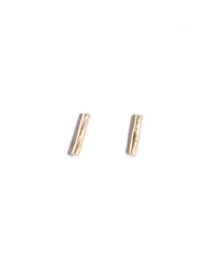 Christina Jervey | Metallic Small Stick Stud Earring | Lyst