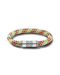 John Hardy | Station Bracelet On Multicolor Lime-Green Sailing Cord for Men | Lyst