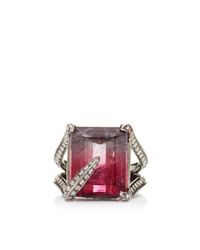 Tito Pedrini | Pink One Of A Kind Brazilian Bi-color Tourmaline Artigli Ring | Lyst