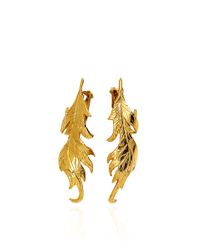 Thom Browne | Metallic Leaf Clip Earring | Lyst