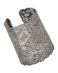 Aurelie Bidermann | Metallic Vintage Lace Cuff | Lyst