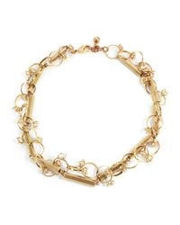 Lulu Frost | Metallic *new* Interlocking Statement Necklace | Lyst