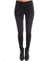 Rag & Bone - Black Highrise Legging - Lyst