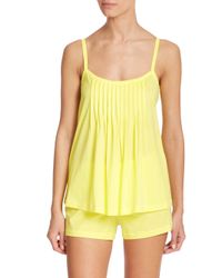 Hanro | Yellow Juliet Shorty Pajamas | Lyst