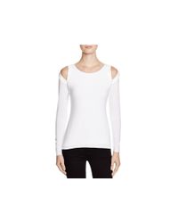 Bailey 44 | White High Art Cold Shoulder Top | Lyst
