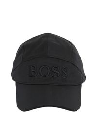 BOSS Green | Black Techno Twill Golf Hat for Men | Lyst