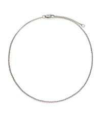 Konstantino | Metallic Sterling Silver Rolo Necklace Chain/18 | Lyst