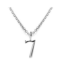 Lulu Frost - Metallic Code Number Sterling Silver #7 Necklace - Lyst