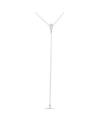 Anne Sisteron | Metallic 14kt White Gold Diamond White Topaz Bikini Necklace | Lyst