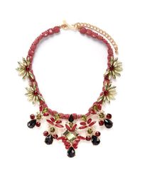 Kenneth Jay Lane | Pink Amazon Crystal Strass Necklace | Lyst