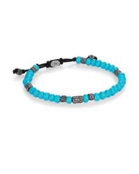 M. Cohen | Blue African Beads Stacked Bracelet | Lyst