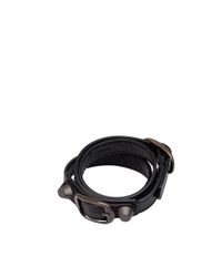 Balenciaga | Black Classic Bracelet Triple Tour | Lyst