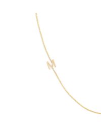 J.Crew | Metallic Maya Brenner 14k Gold Asymmetrical Letter Necklace | Lyst