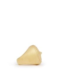 Valentino | Metallic Gryphon Stud Ring | Lyst