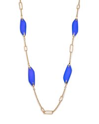 Alexis Bittar | Metallic Lucite Liquid Link Station Necklace | Lyst