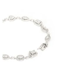 CZ by Kenneth Jay Lane | Metallic Multi Cut Cubic Zirconia Bracelet | Lyst