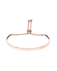 Monica Vinader | Metallic Fiji Diamond Toggle Petite Bracelet | Lyst