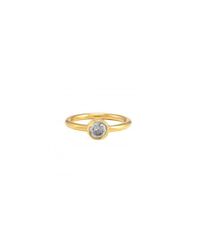 Melinda Maria - Metallic Dorset Cz Ring - Lyst