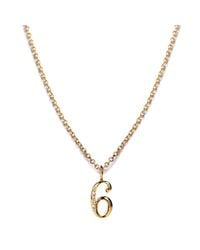 Lulu Frost - Metallic Code Number 18kt #6 Necklace - Lyst