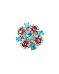 Lulu Frost - Blue Vintage Brooch #2 - Lyst