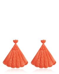 Mariah Rovery | Pink Brinco Leque Earrings | Lyst