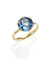 Ippolita | Metallic Rock Candy London Blue Topaz & 18k Yellow Gold Ring | Lyst