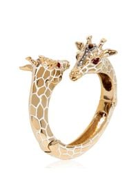 Roberto Cavalli | Metallic Giraffe Bracelet | Lyst