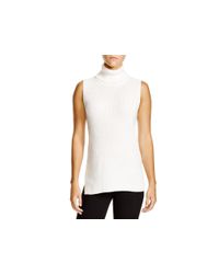 French Connection | White Abel Ribbed Turtleneck Sweater | Lyst