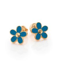 Marc By Marc Jacobs | Metallic Carry Forward Daisy Stud Earrings/goldtone | Lyst
