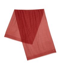 Isaia | Red Dotted Cotton & Silk Scarf for Men | Lyst