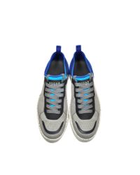 Hogan Rebel - Multicolor Fabric And Leather Sneaker for Men - Lyst