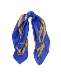 Ralph Lauren | Blue Rita Silk Scarf | Lyst