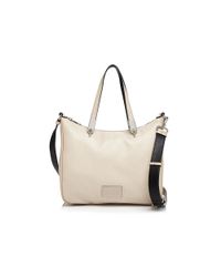 Marc By Marc Jacobs | Beige Ligero Ninja Pebbled Satchel | Lyst