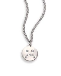 Marc By Marc Jacobs | Metallic Frown Pendant Necklace | Lyst