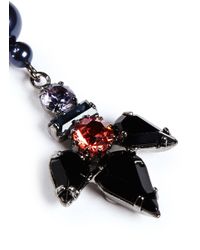 Joomi Lim | Red 'Rebel Romance' Pearl Crystal Drop Earrings | Lyst