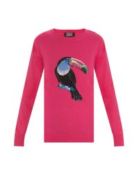 Markus Lupfer | Pink Toucan Sequin Natalie Jumper | Lyst