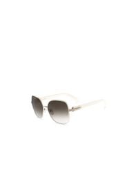 Ferragamo | Gold Oversized Square Sunglasses | Lyst