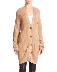 Equipment | Natural Kathy Wool & Cashmere Cardigan | Lyst