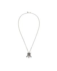 Alexander McQueen | Metallic Royal Skull Pendant | Lyst