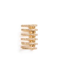 Elise Dray | Metallic Multi Band Cuff Earring | Lyst
